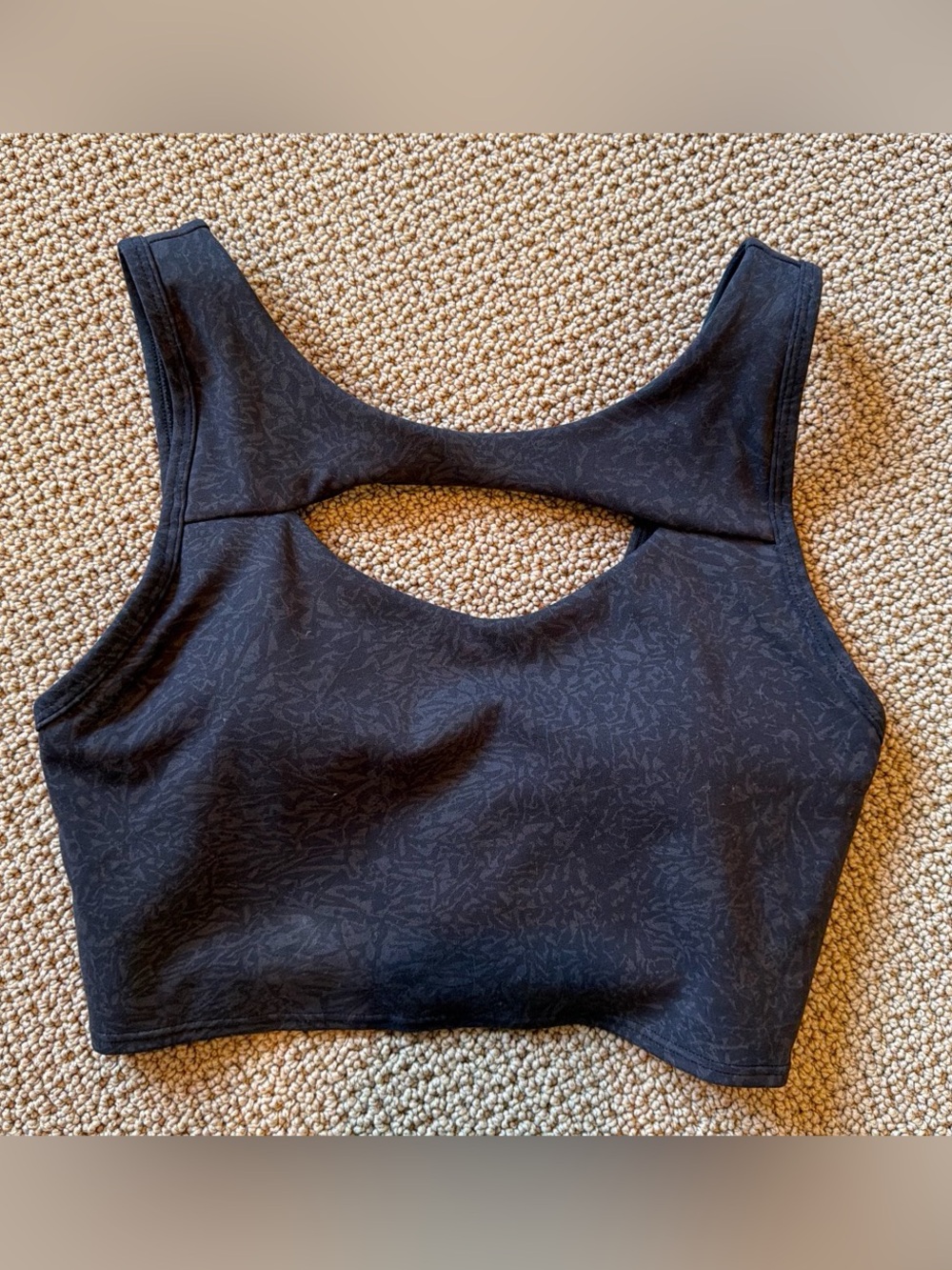 lululemon athletica Black Active Top with Logo